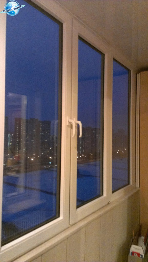 Остекление балкона пластиковым профилем - теплое остекление