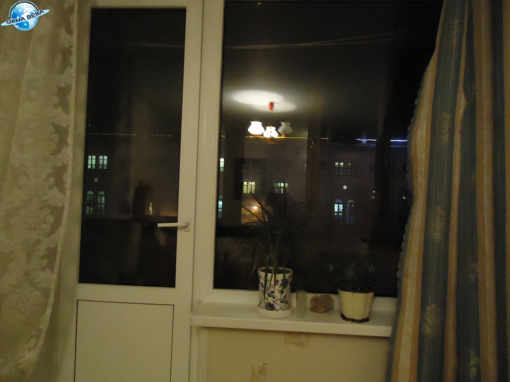 Остекление квартиры - балконный блок Окна Века