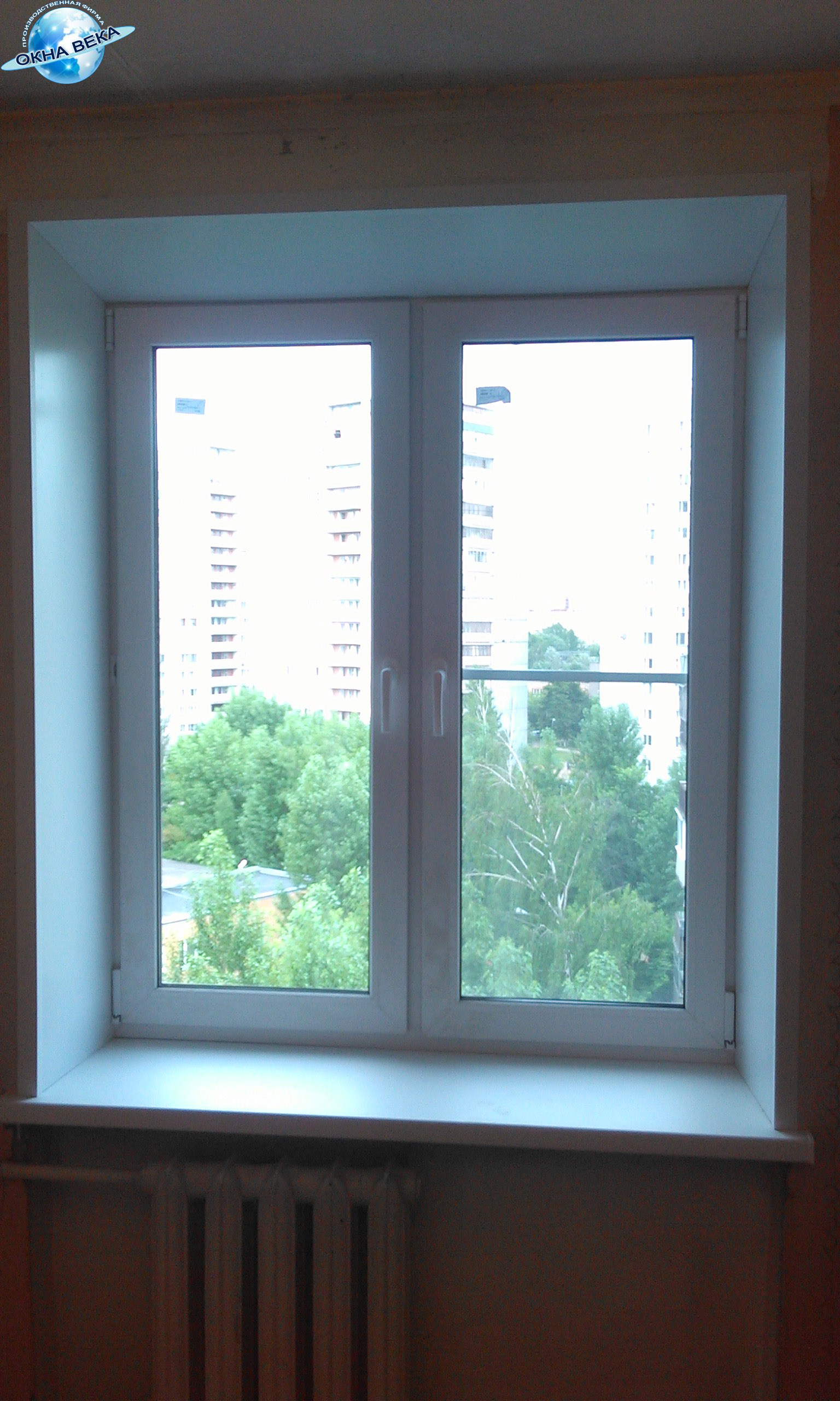Остекление квартиры &mdash; отделка откосов окна Окна Века
