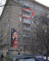 Балкон Сталинском доме